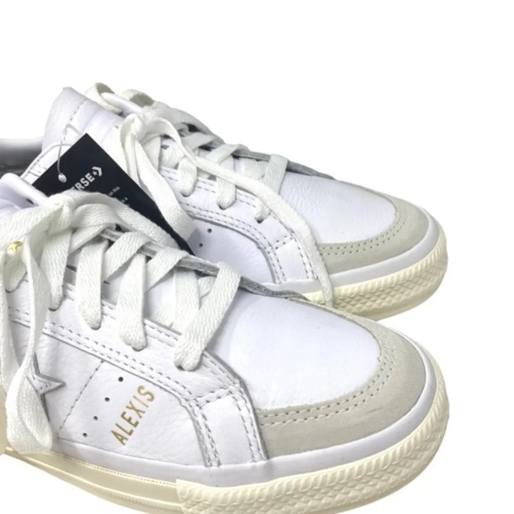 Converse CONS One Star Pro AS Low Top White Women Leather Size Sneakers 168658C - Picture 5 of 10